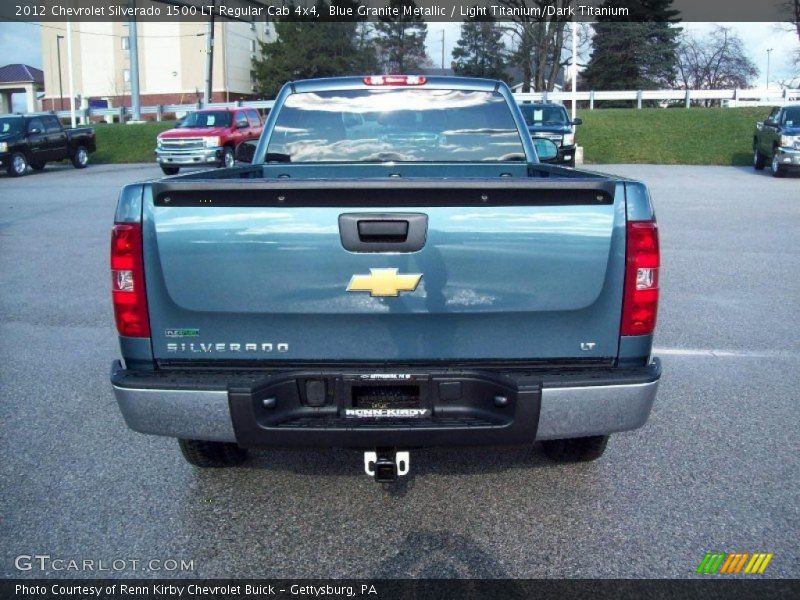 Blue Granite Metallic / Light Titanium/Dark Titanium 2012 Chevrolet Silverado 1500 LT Regular Cab 4x4