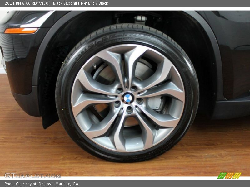 Black Sapphire Metallic / Black 2011 BMW X6 xDrive50i