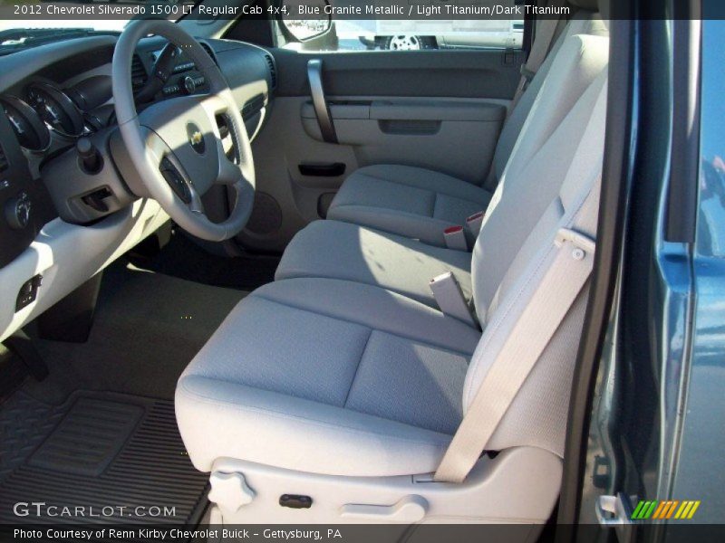 Blue Granite Metallic / Light Titanium/Dark Titanium 2012 Chevrolet Silverado 1500 LT Regular Cab 4x4