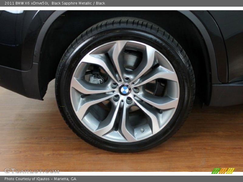 Black Sapphire Metallic / Black 2011 BMW X6 xDrive50i