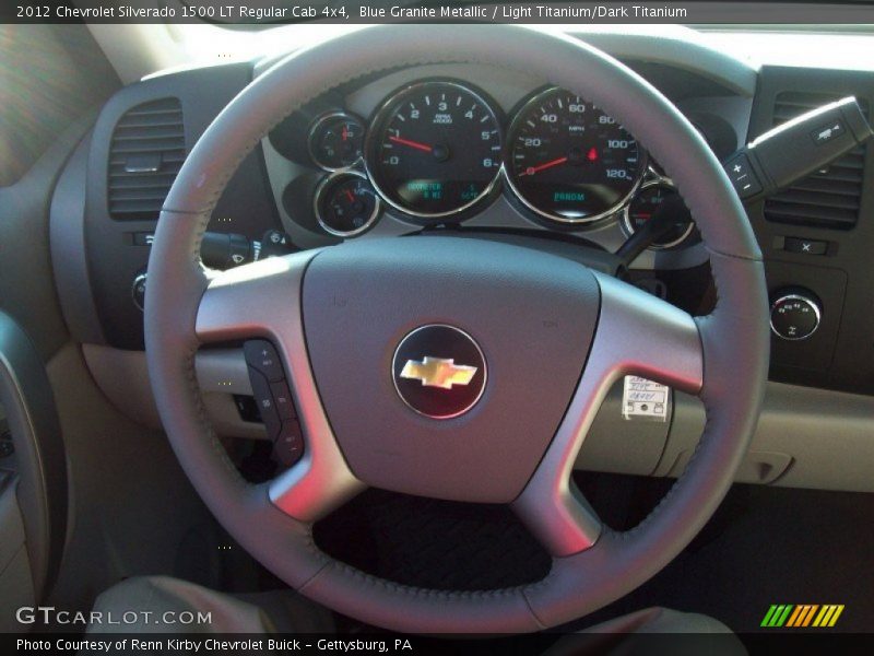 Blue Granite Metallic / Light Titanium/Dark Titanium 2012 Chevrolet Silverado 1500 LT Regular Cab 4x4