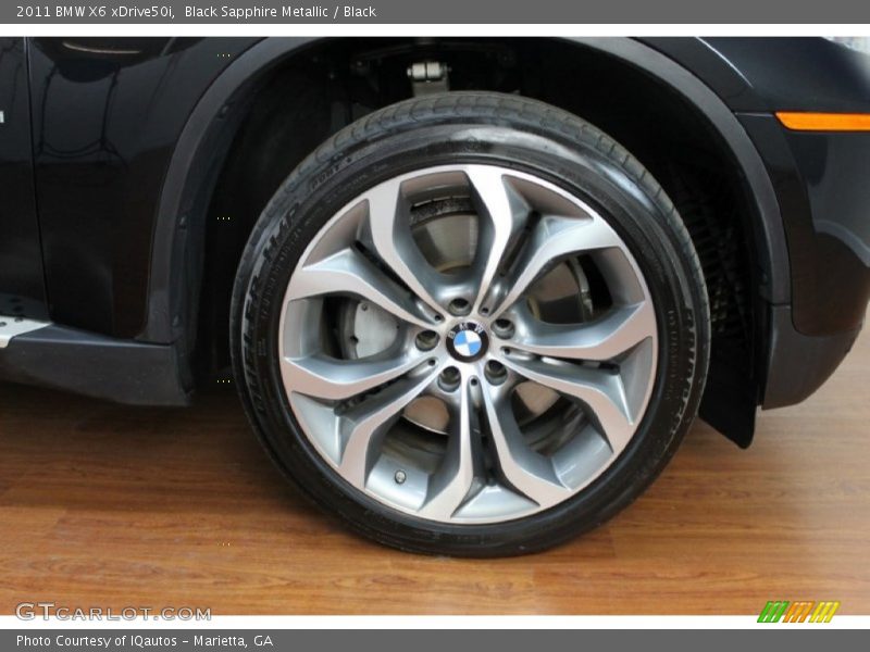 Black Sapphire Metallic / Black 2011 BMW X6 xDrive50i