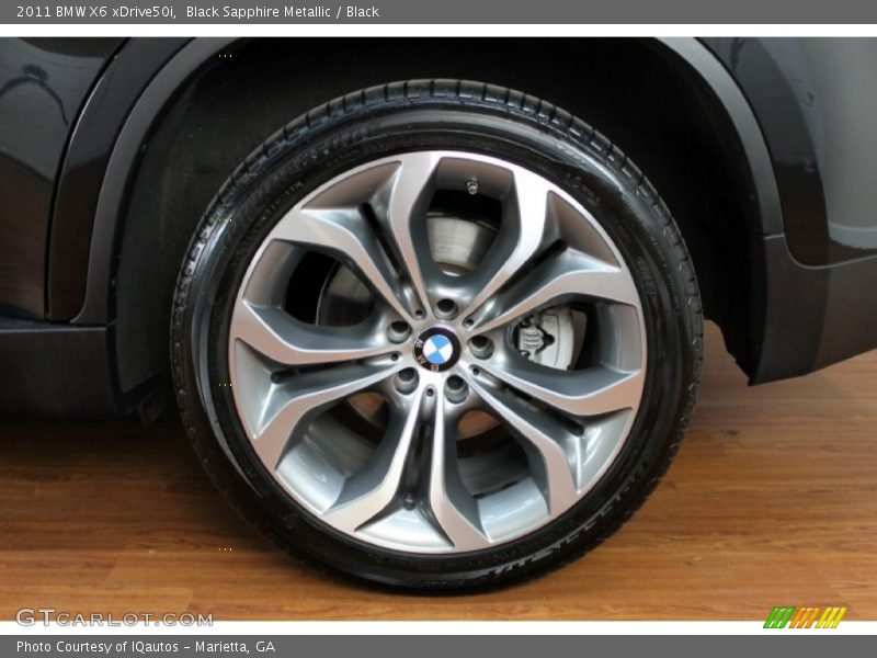 Black Sapphire Metallic / Black 2011 BMW X6 xDrive50i