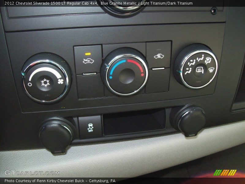Blue Granite Metallic / Light Titanium/Dark Titanium 2012 Chevrolet Silverado 1500 LT Regular Cab 4x4