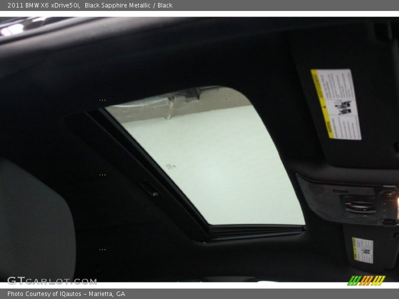 Black Sapphire Metallic / Black 2011 BMW X6 xDrive50i