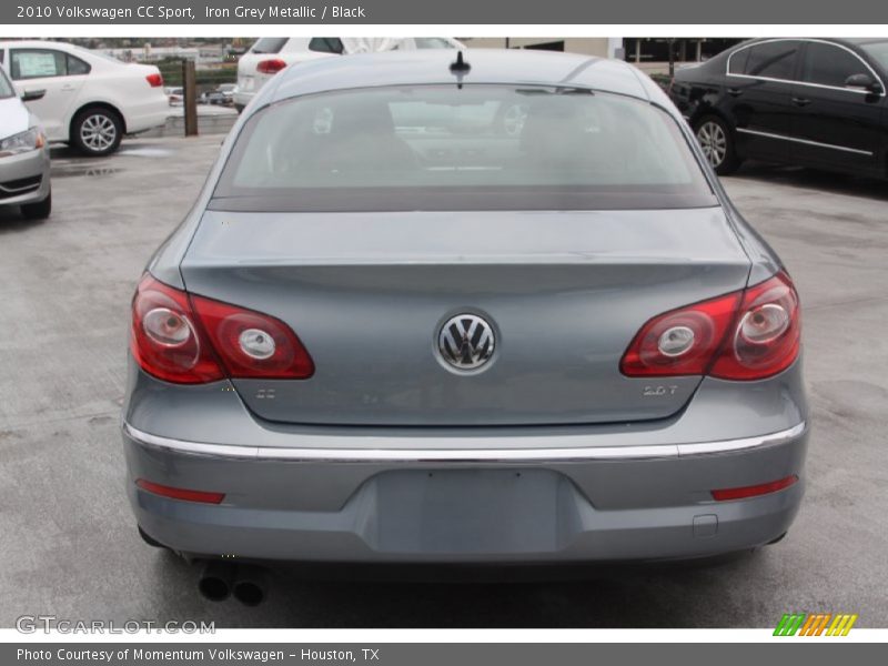 Iron Grey Metallic / Black 2010 Volkswagen CC Sport