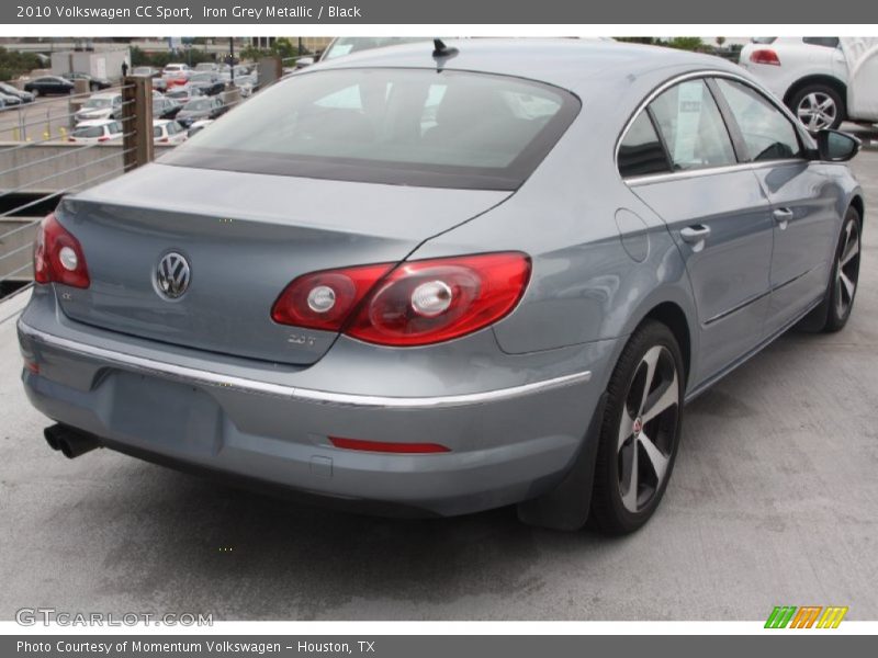 Iron Grey Metallic / Black 2010 Volkswagen CC Sport