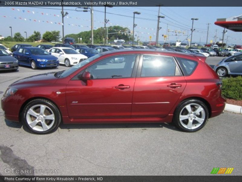 Velocity Red Mica / Black/Red 2006 Mazda MAZDA3 s Touring Hatchback