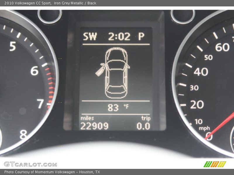 Iron Grey Metallic / Black 2010 Volkswagen CC Sport