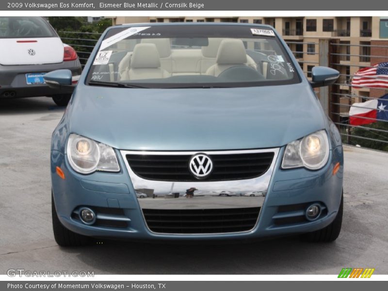 Eismeer Blue Metallic / Cornsilk Beige 2009 Volkswagen Eos Komfort
