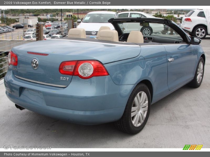Eismeer Blue Metallic / Cornsilk Beige 2009 Volkswagen Eos Komfort