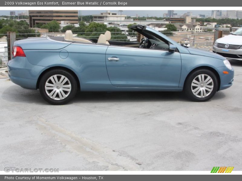 Eismeer Blue Metallic / Cornsilk Beige 2009 Volkswagen Eos Komfort