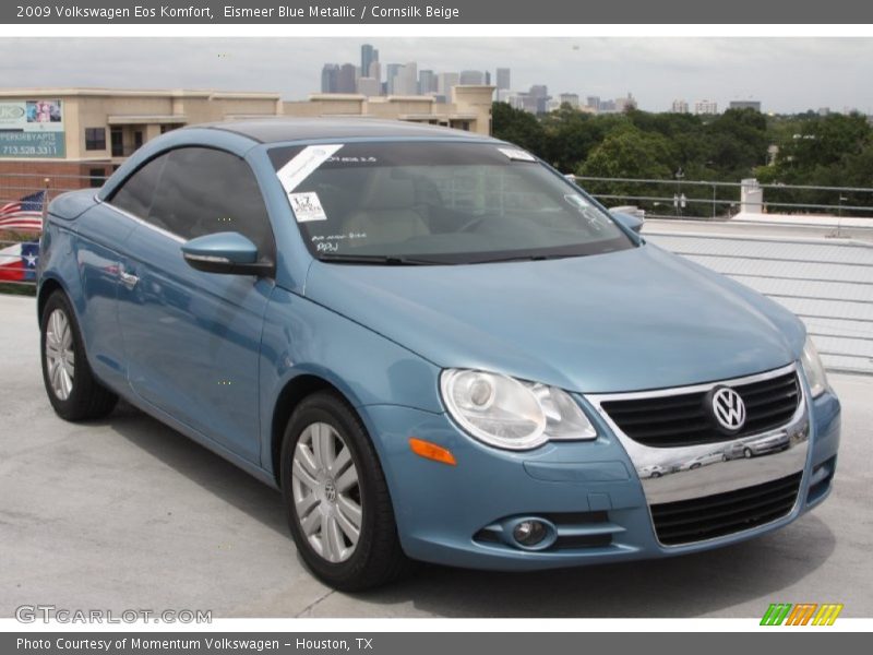 Eismeer Blue Metallic / Cornsilk Beige 2009 Volkswagen Eos Komfort