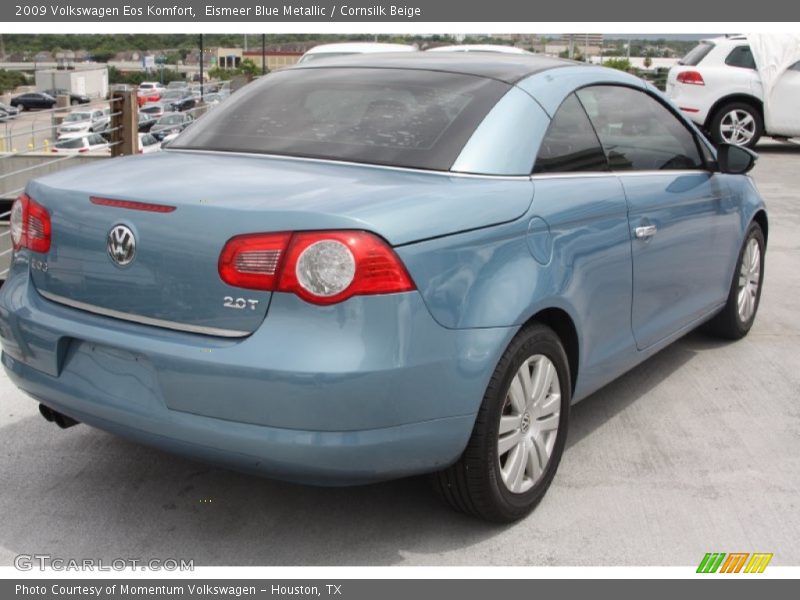 Eismeer Blue Metallic / Cornsilk Beige 2009 Volkswagen Eos Komfort