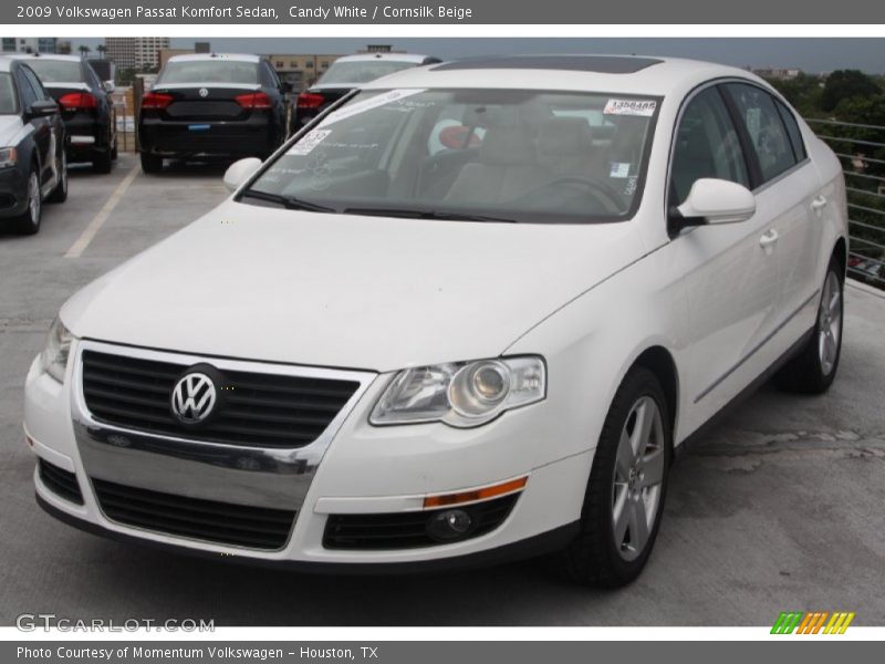 Candy White / Cornsilk Beige 2009 Volkswagen Passat Komfort Sedan