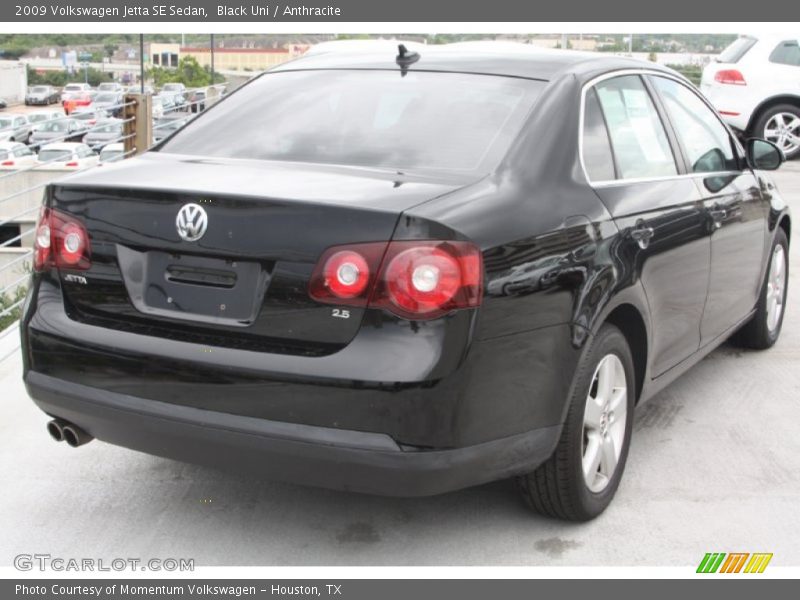 Black Uni / Anthracite 2009 Volkswagen Jetta SE Sedan