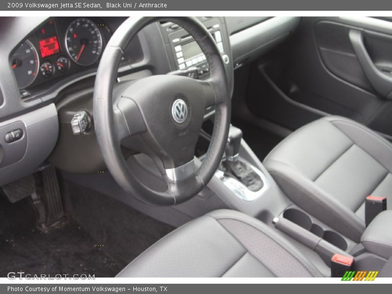 Black Uni / Anthracite 2009 Volkswagen Jetta SE Sedan
