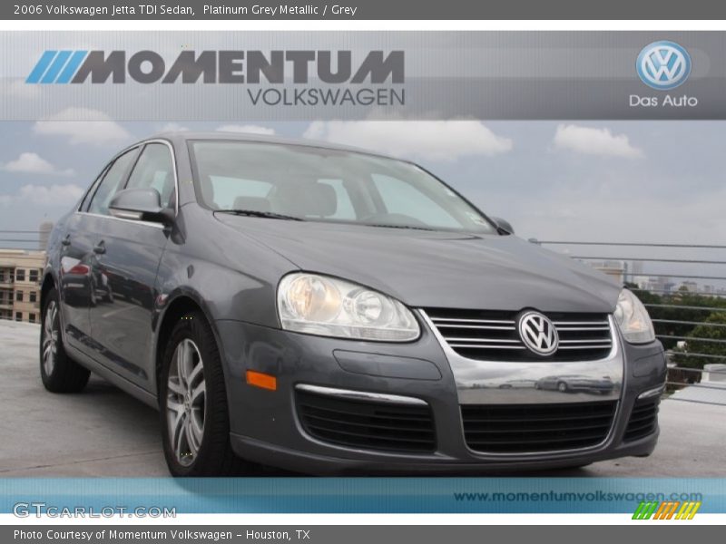 Platinum Grey Metallic / Grey 2006 Volkswagen Jetta TDI Sedan
