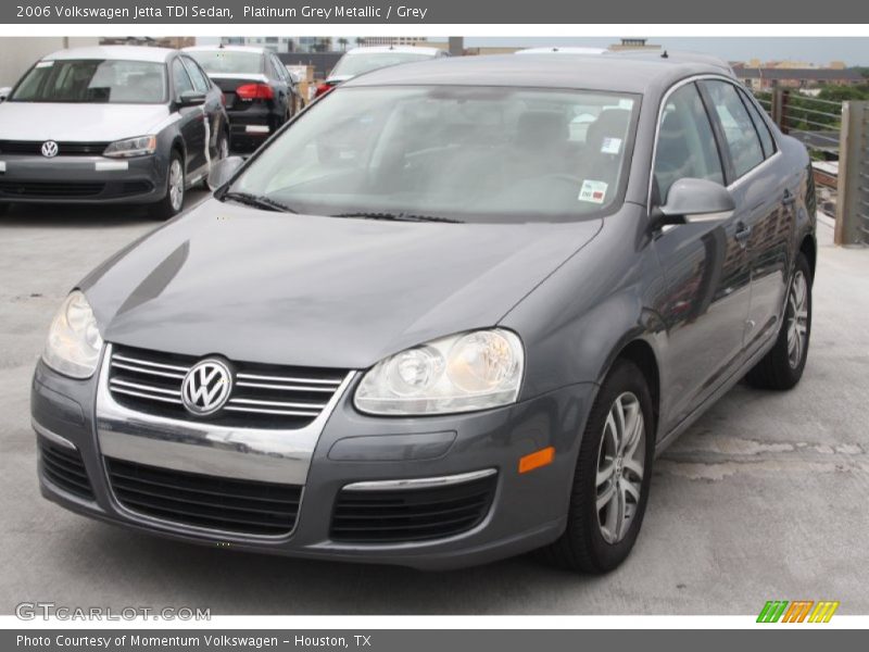 Platinum Grey Metallic / Grey 2006 Volkswagen Jetta TDI Sedan