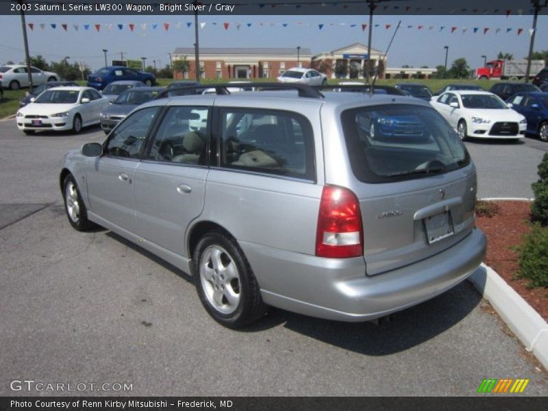 Bright Silver / Gray 2003 Saturn L Series LW300 Wagon