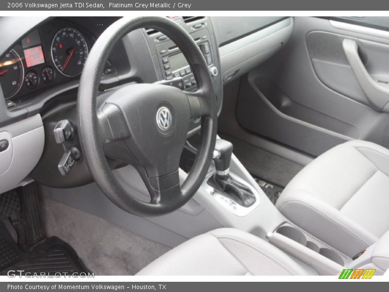 Platinum Grey Metallic / Grey 2006 Volkswagen Jetta TDI Sedan