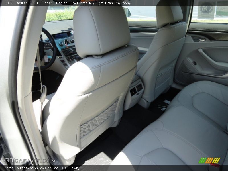 Radiant Silver Metallic / Light Titanium/Ebony 2012 Cadillac CTS 3.0 Sedan