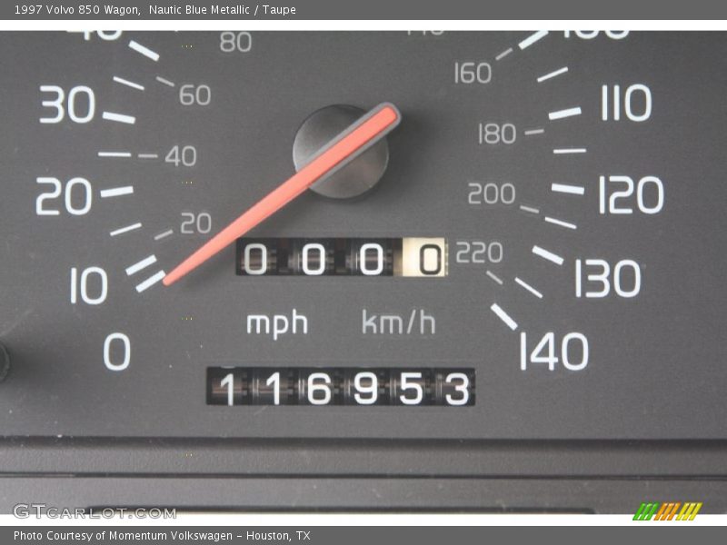 Nautic Blue Metallic / Taupe 1997 Volvo 850 Wagon