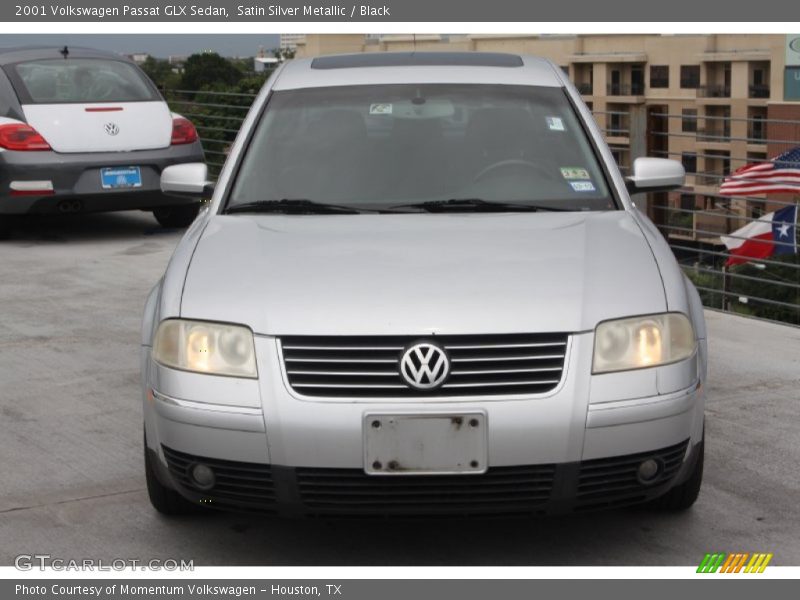 Satin Silver Metallic / Black 2001 Volkswagen Passat GLX Sedan