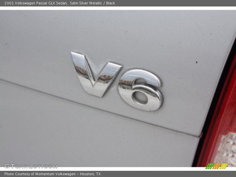 Satin Silver Metallic / Black 2001 Volkswagen Passat GLX Sedan
