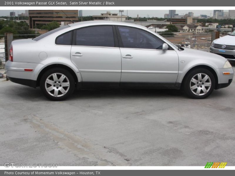 Satin Silver Metallic / Black 2001 Volkswagen Passat GLX Sedan