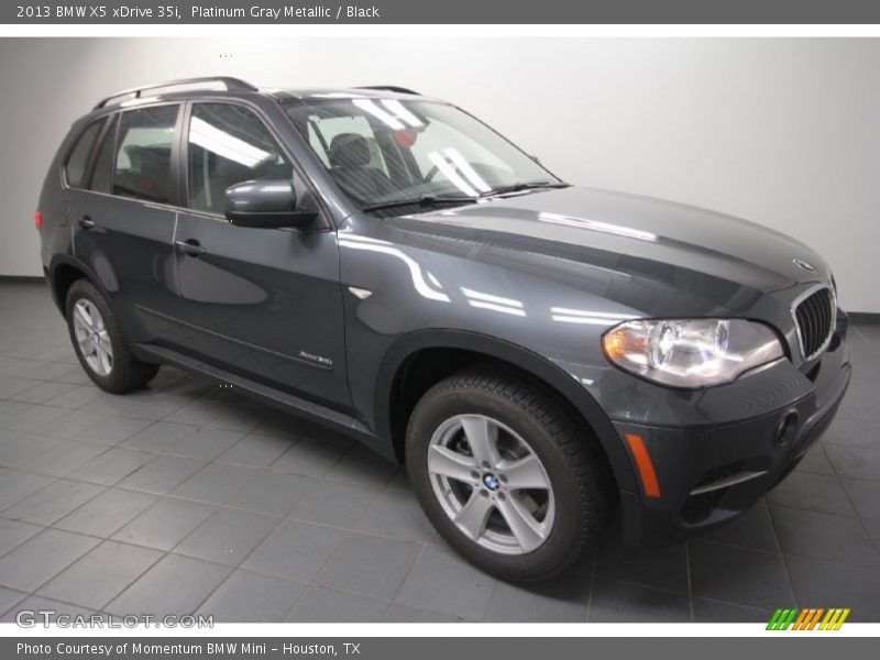 Platinum Gray Metallic / Black 2013 BMW X5 xDrive 35i