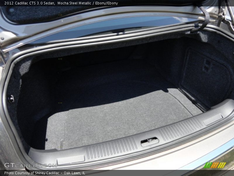 Mocha Steel Metallic / Ebony/Ebony 2012 Cadillac CTS 3.0 Sedan