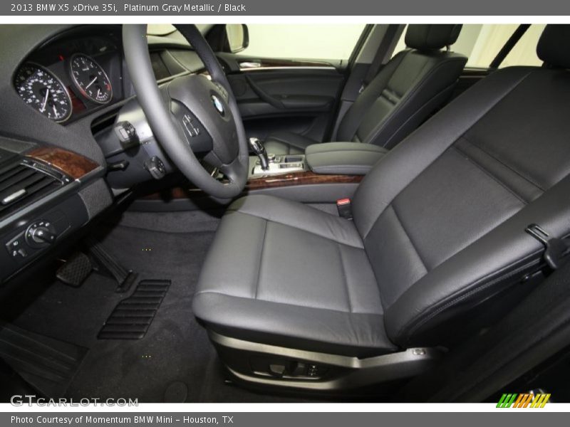 Platinum Gray Metallic / Black 2013 BMW X5 xDrive 35i