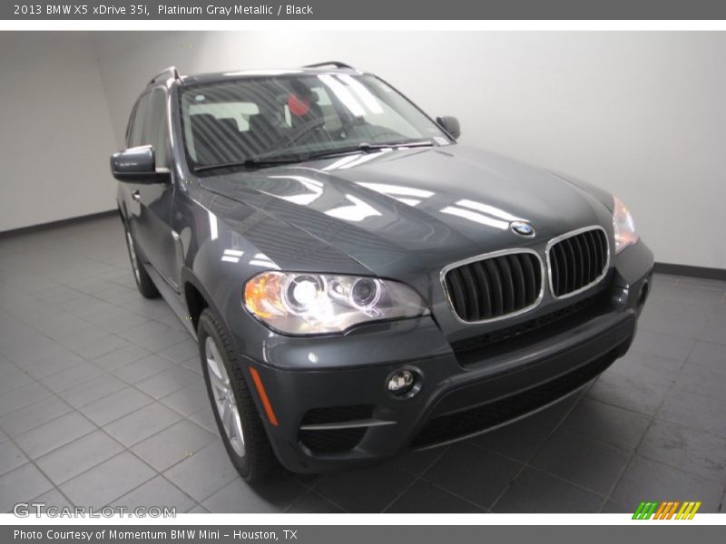 Platinum Gray Metallic / Black 2013 BMW X5 xDrive 35i