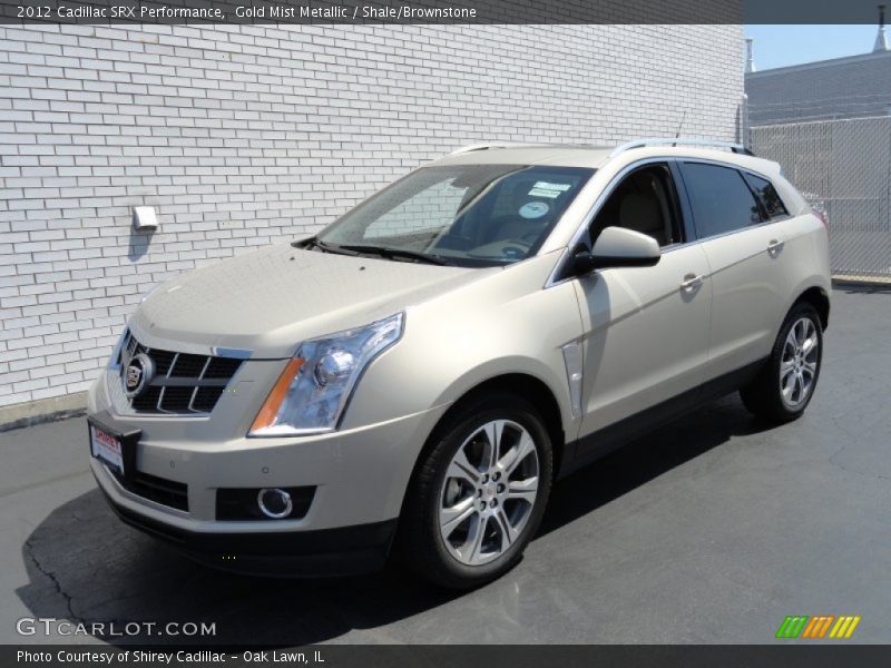 Gold Mist Metallic / Shale/Brownstone 2012 Cadillac SRX Performance