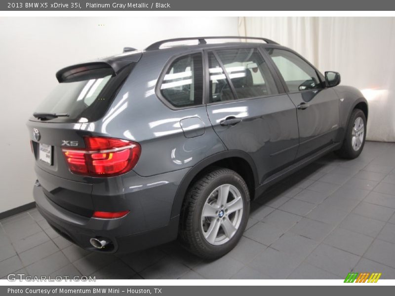 Platinum Gray Metallic / Black 2013 BMW X5 xDrive 35i