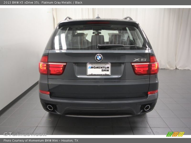 Platinum Gray Metallic / Black 2013 BMW X5 xDrive 35i