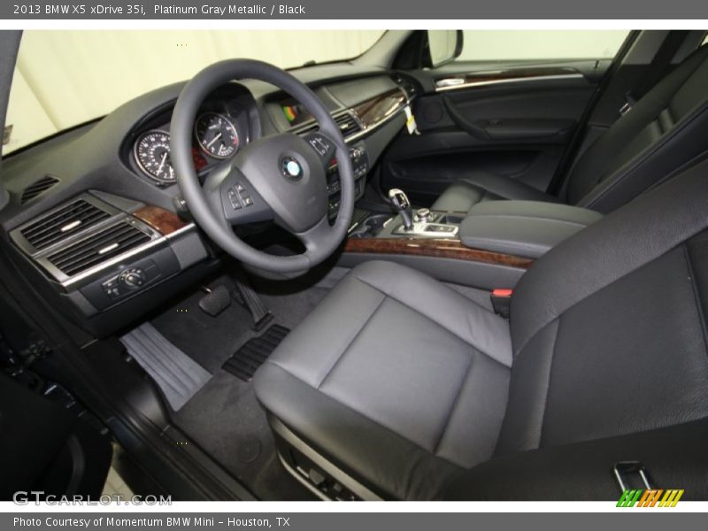 Platinum Gray Metallic / Black 2013 BMW X5 xDrive 35i