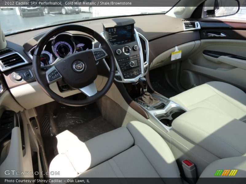 Gold Mist Metallic / Shale/Brownstone 2012 Cadillac SRX Performance