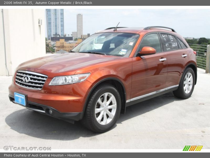 Autumn Copper Metallic / Brick/Black 2006 Infiniti FX 35