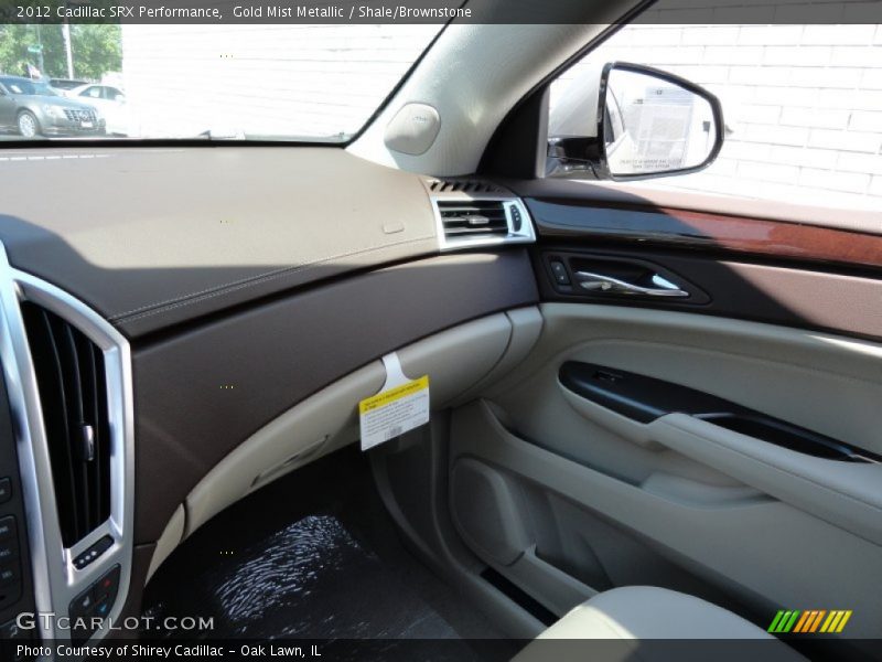 Gold Mist Metallic / Shale/Brownstone 2012 Cadillac SRX Performance