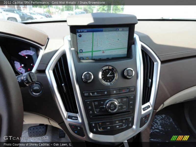 Gold Mist Metallic / Shale/Brownstone 2012 Cadillac SRX Performance