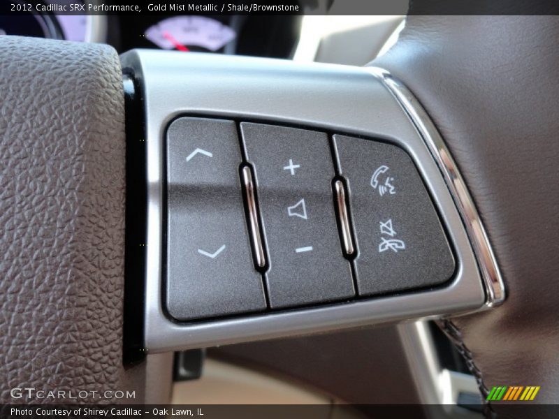 Gold Mist Metallic / Shale/Brownstone 2012 Cadillac SRX Performance