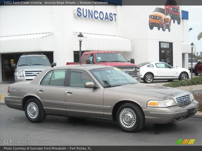 Arizona Beige Metallic / Medium Parchment 2001 Ford Crown Victoria