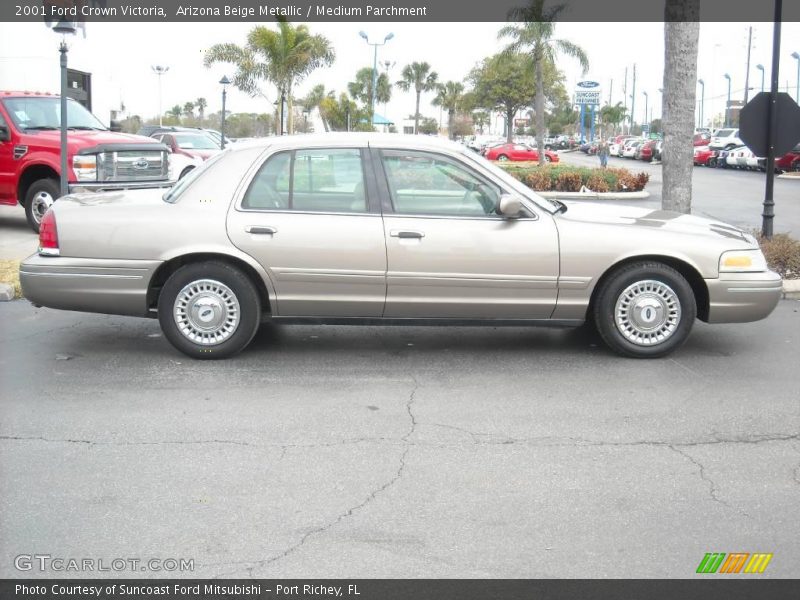 Arizona Beige Metallic / Medium Parchment 2001 Ford Crown Victoria