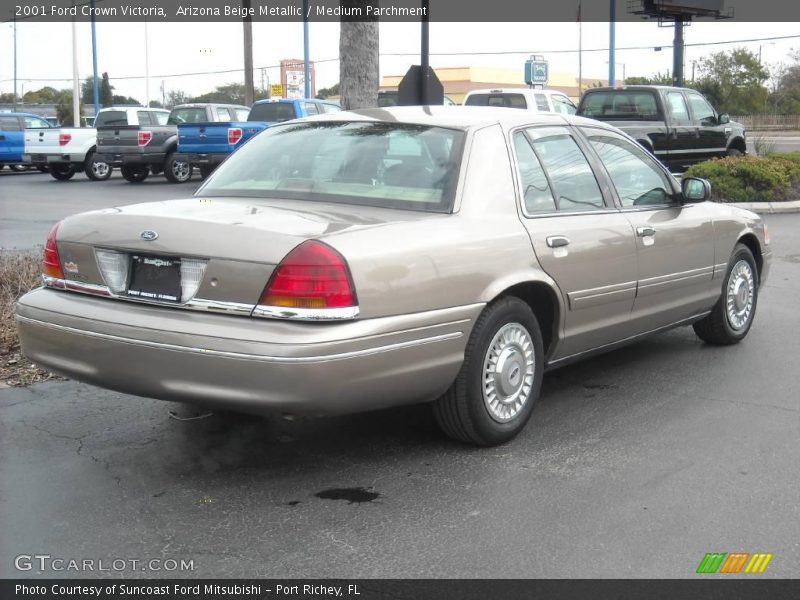 Arizona Beige Metallic / Medium Parchment 2001 Ford Crown Victoria