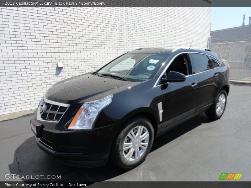 Black Raven / Ebony/Ebony 2012 Cadillac SRX Luxury