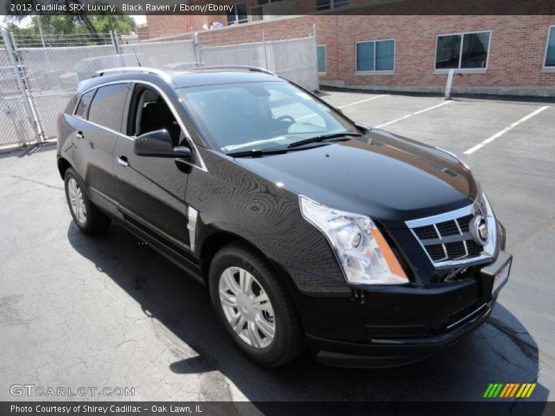 Black Raven / Ebony/Ebony 2012 Cadillac SRX Luxury
