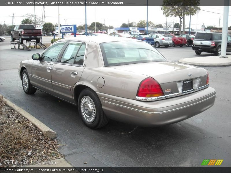 Arizona Beige Metallic / Medium Parchment 2001 Ford Crown Victoria