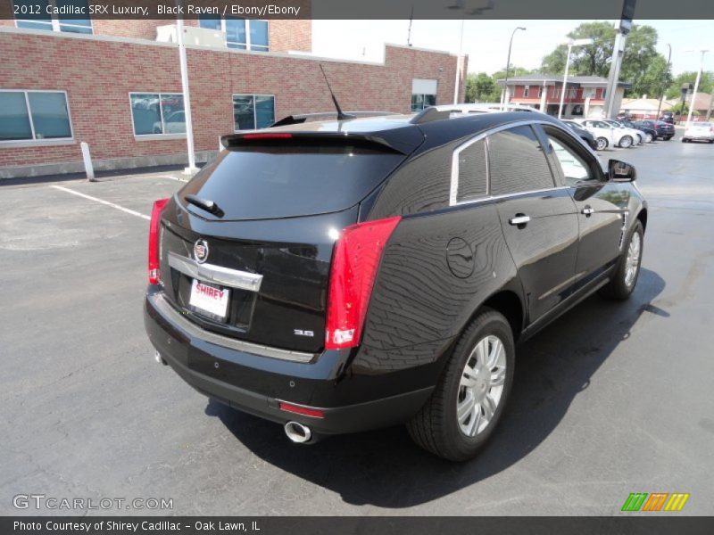 Black Raven / Ebony/Ebony 2012 Cadillac SRX Luxury